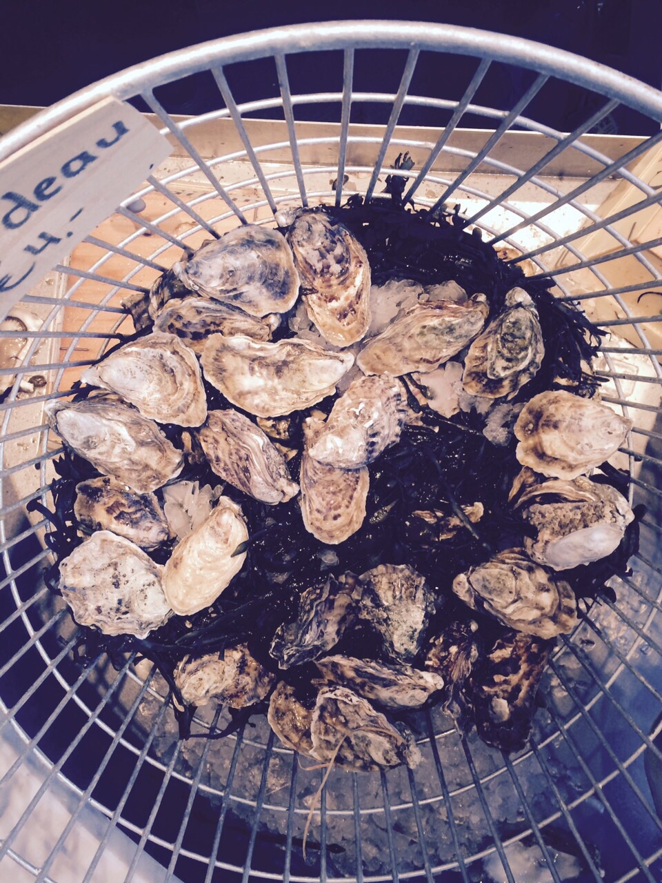 Amsterdam oesters brut de mer mand Catch52