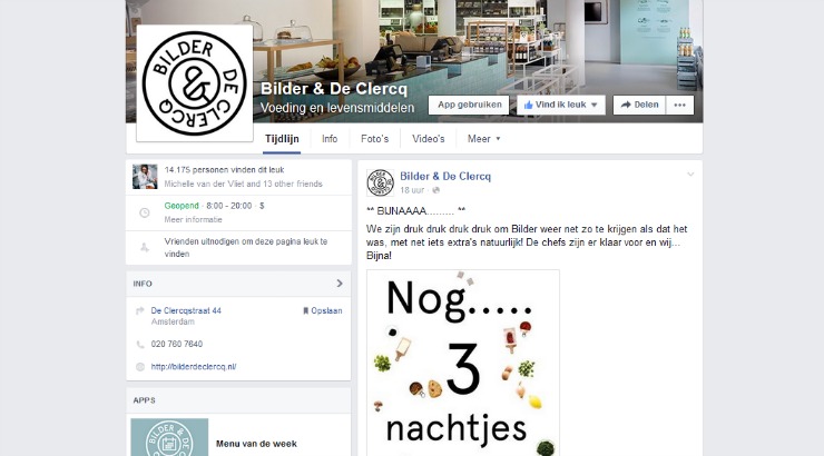 BIlder De Clerq - Facebook - Opening